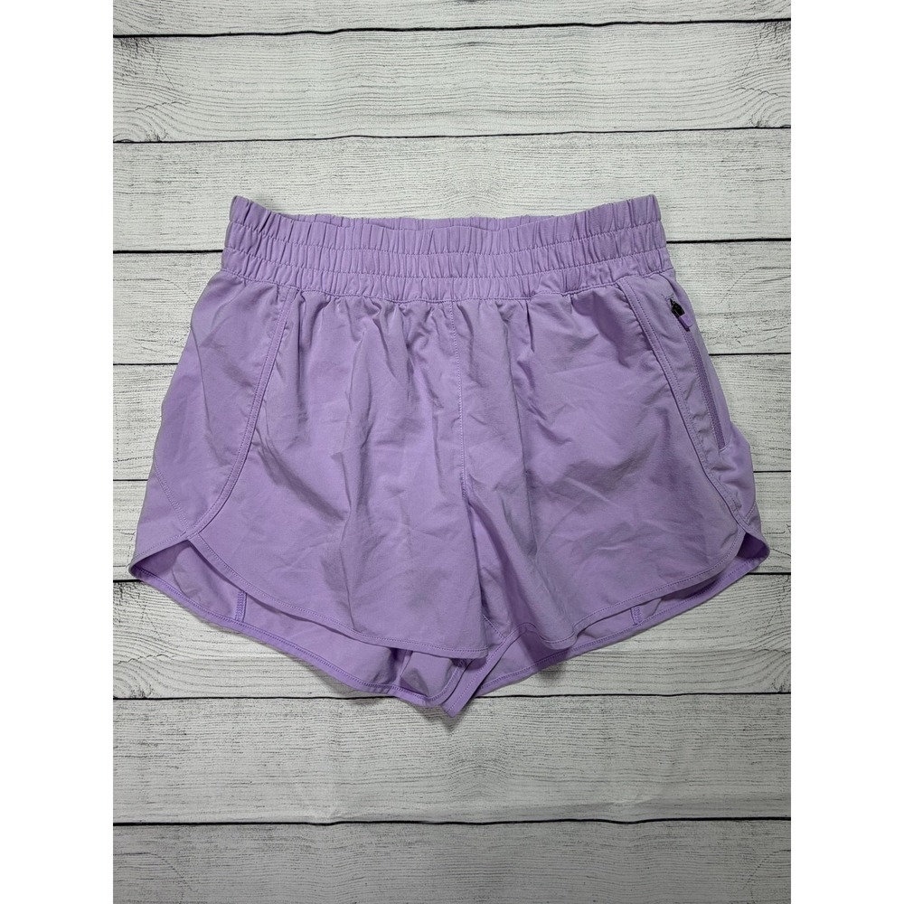Crz Yoga Running Shorts Lilac Small Lined Sporty Workout Athletic Clean Girl